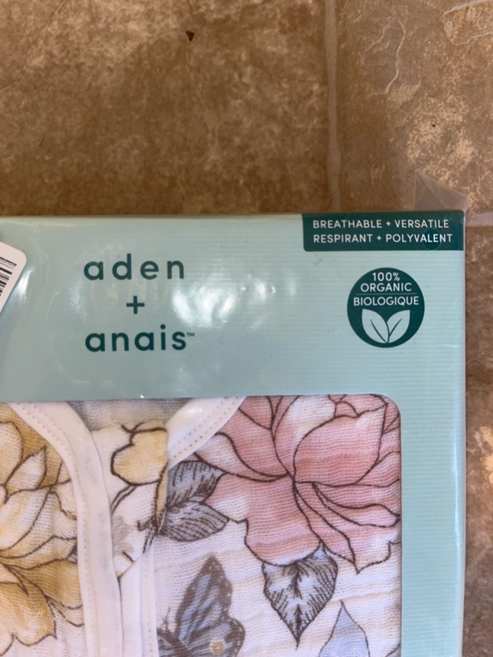 NWT aden + anais Floral & Butterfly Organic Muslin Sleeping Bag - - Picture 2 of 8